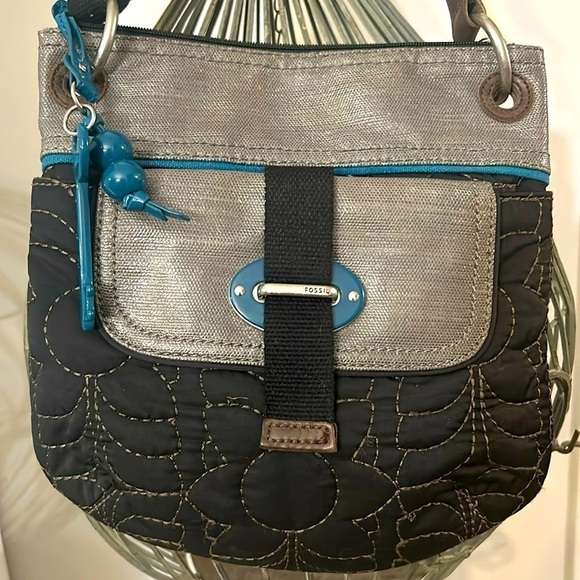 Fossil Key-Per quilted crossbody purse - Picture 1 of 10